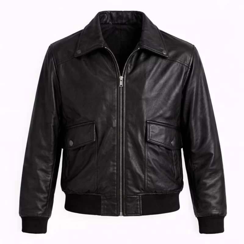 Madden Al Davis Christian Bale Black Jacket