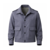 Madden Christian Bale Al Davis Grey Jacket