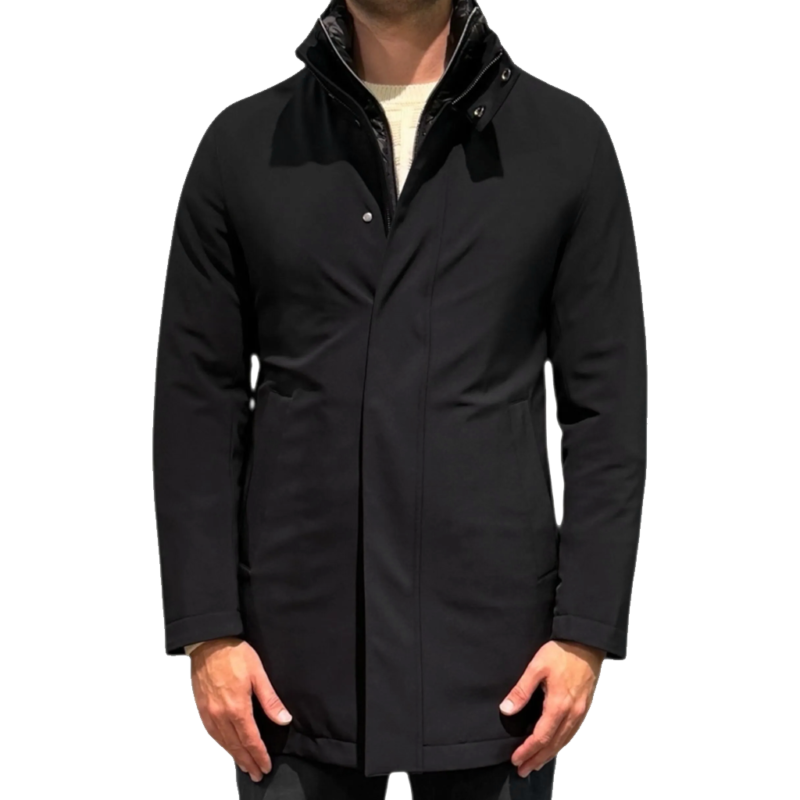 Manage Mikel Arteta Black Puffer Coat