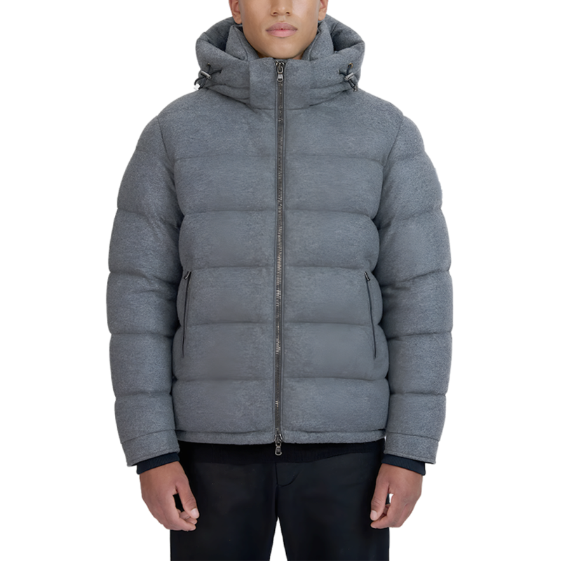 Manager Kieran McKenna Puffer Grey Jacket