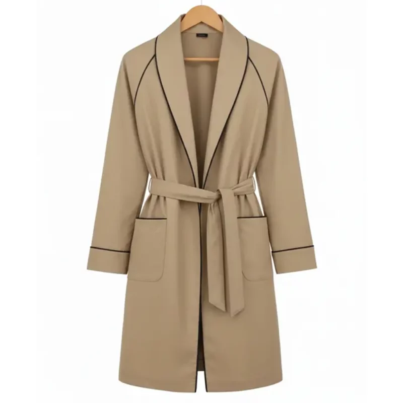 Marty Supreme 2025 Movie Timothee Chalamet Beige Long Coat