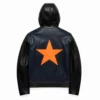 Marty Supreme Leather Hooded Jacket