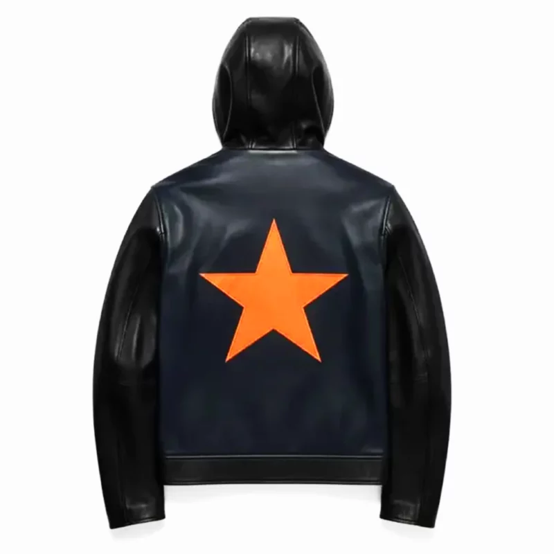 Marty Supreme Leather Hooded Jacket