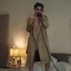 Marty Supreme Timothee Chalamet Beige Coat