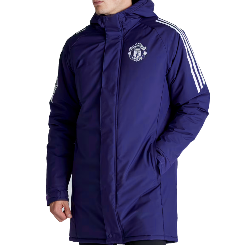 Michael Carrick Blue Puffer Coat