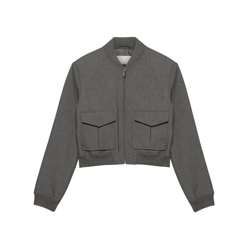 My Secret Santa Alexandra Breckenridge Taylor Jacobson Grey Jacket