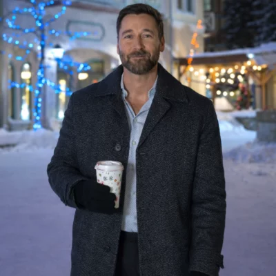 My Secret Santa Ryan Eggold Black Coat