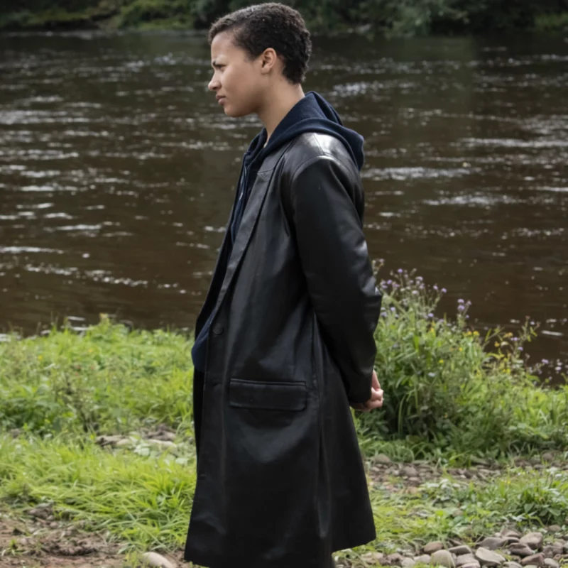 Myhaâ€™la Industry S04 Harper Black Leather Coat
