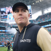 New Orleans Saints Kellen 2025 Half Zip Black Fleece Hoodie