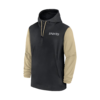 New Orleans Saints Kellen Moore 2025 Half Zip Black Fleece Hoodie