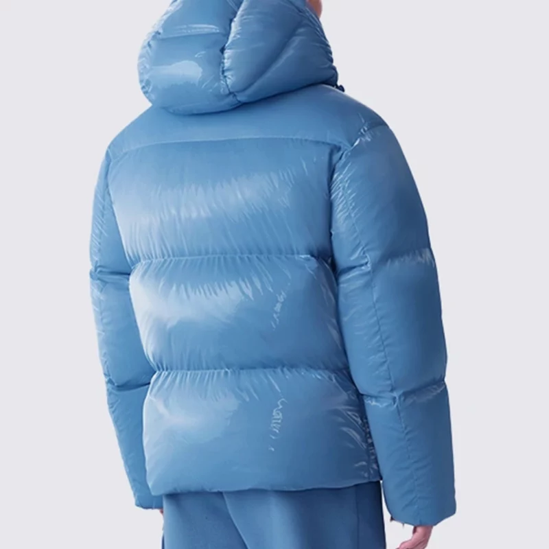 New Years 2026 Eve Andy Blue Puffer Jacket