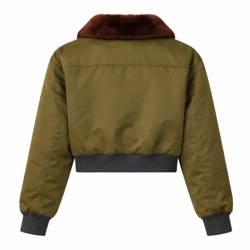 New York City 2026 Green Cropped Jacket