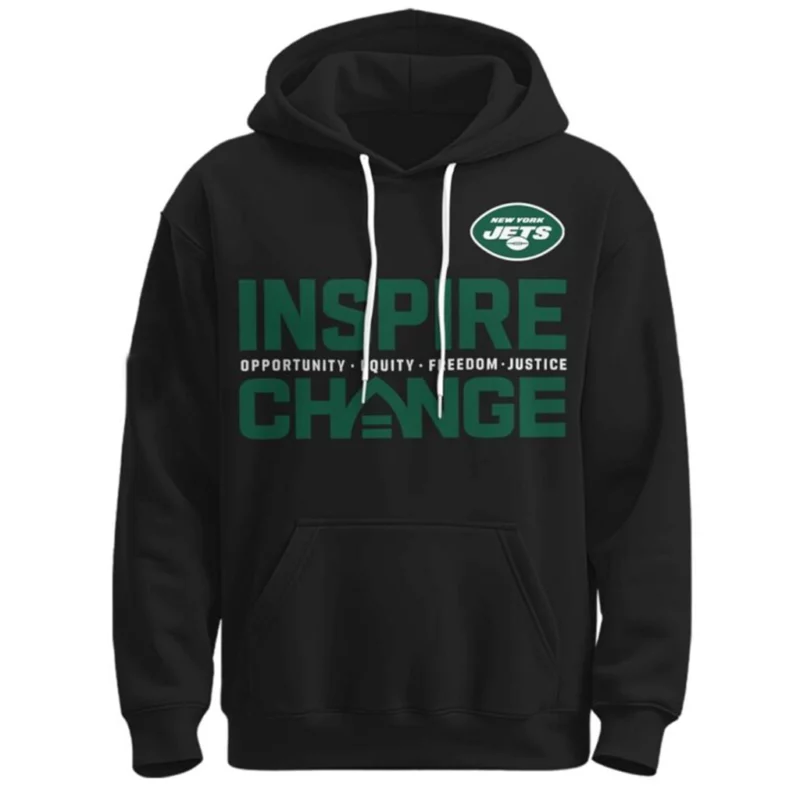 New York Jets Inspire Change Brady Cook Black Hoodie