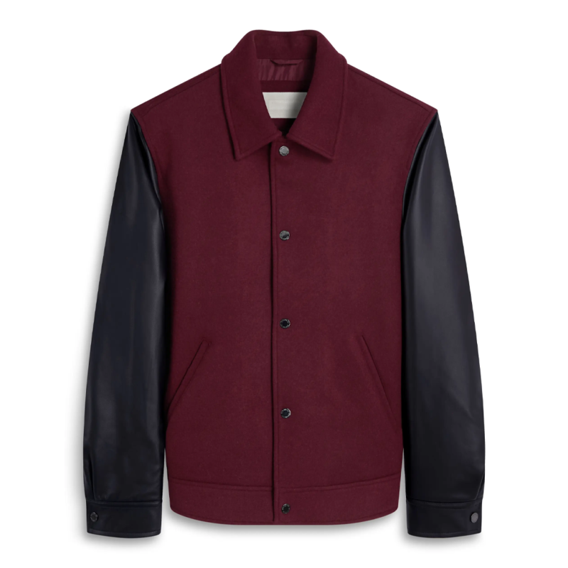 Odafin Tutuola Law Order SVU S27 Ice-T Maroon Jacket