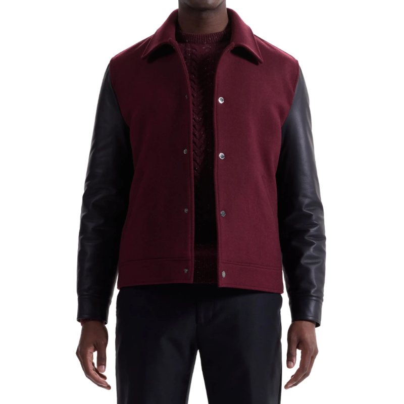Odafin Tutuola Law and Order SVU S27 Ice-T Maroon Jacket