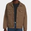 Patrick Mulvey The Pitt S02 Benny Connors Brown Jacket