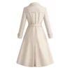 Ponies Emilia Clarke Bea White Coat