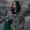 Ponies Emilia Clarke Plaid Coat