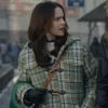 Ponies Emilia Clarke S01 Bea Plaid Coat