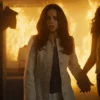 Ponies Emilia Clarke White Coat