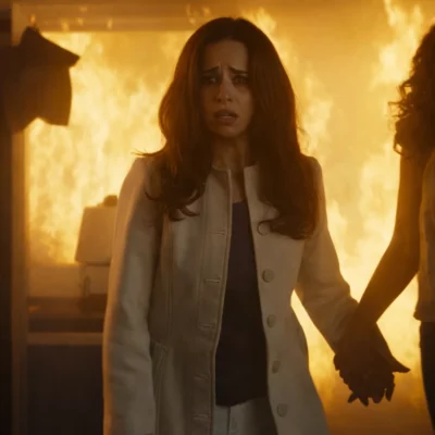 Ponies Emilia Clarke White Coat