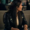 Relationship Annie Gonzalez Black Leather Jacket