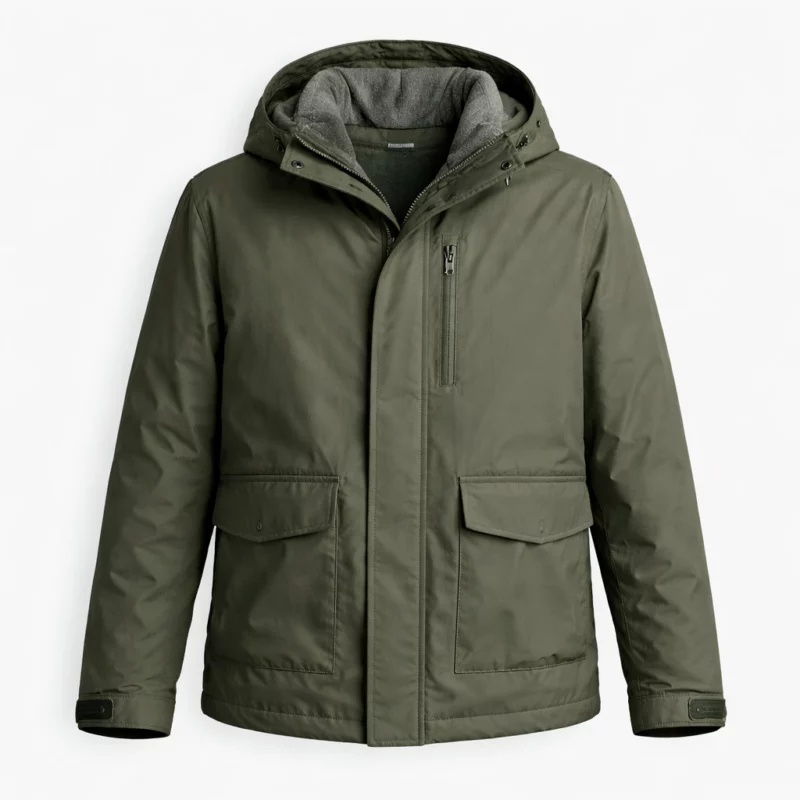 Rooster S01 Steve Carell Grey Hooded Jacket
