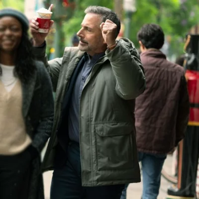 Rooster S01 Steve Carell Hooded Jacket
