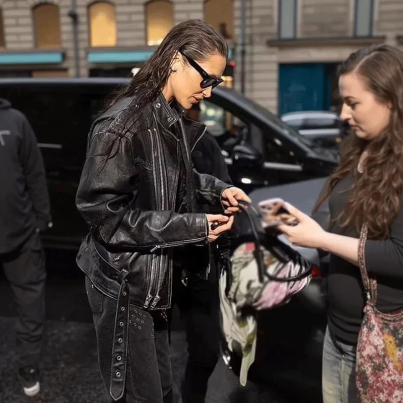 Ruby The Hadid Black Jacket