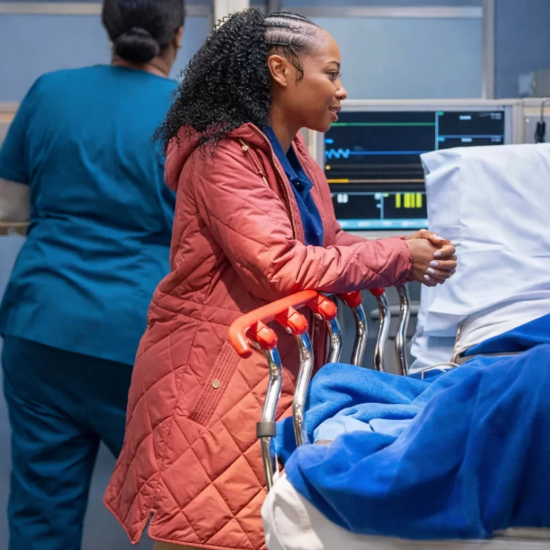 Sheria Irving Chicago Med Tamika Jenkins Pink Jacket