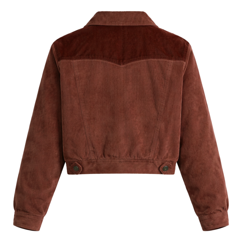 Stranger Things Nancy Wheeler Natalia Dye Maroon Jacket
