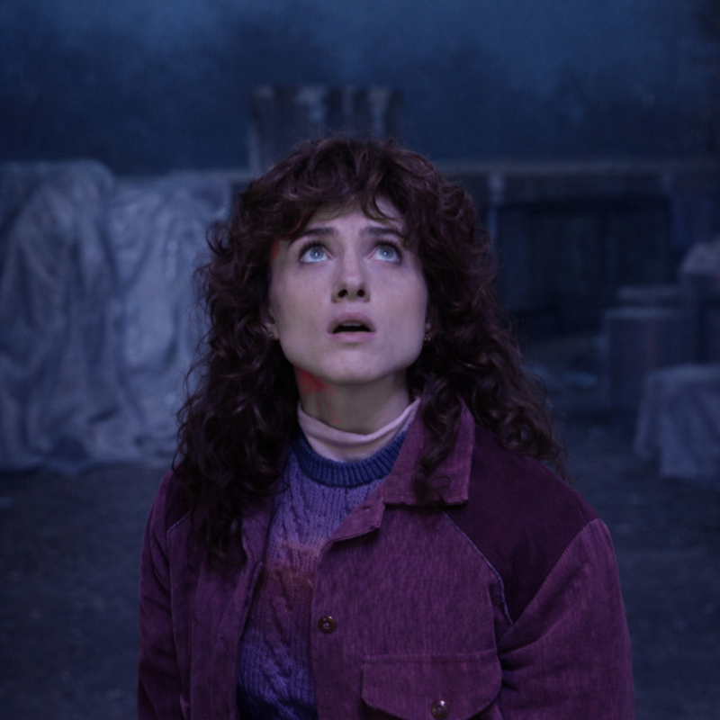 Stranger Things Natalia Dye Maroon Jacket