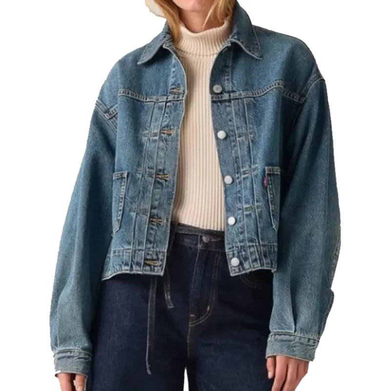 Sunny Nights Dâ€™Arcy Carden Vicki Blue Jacket