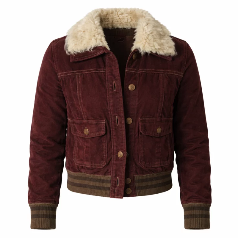 Tell Me Lies S03 Bree Catherine Missal Maroon Jacket