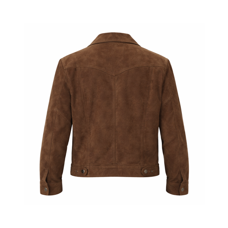 The Adventures of Cliff Booth Brad Pitt Suede Leather Jacket