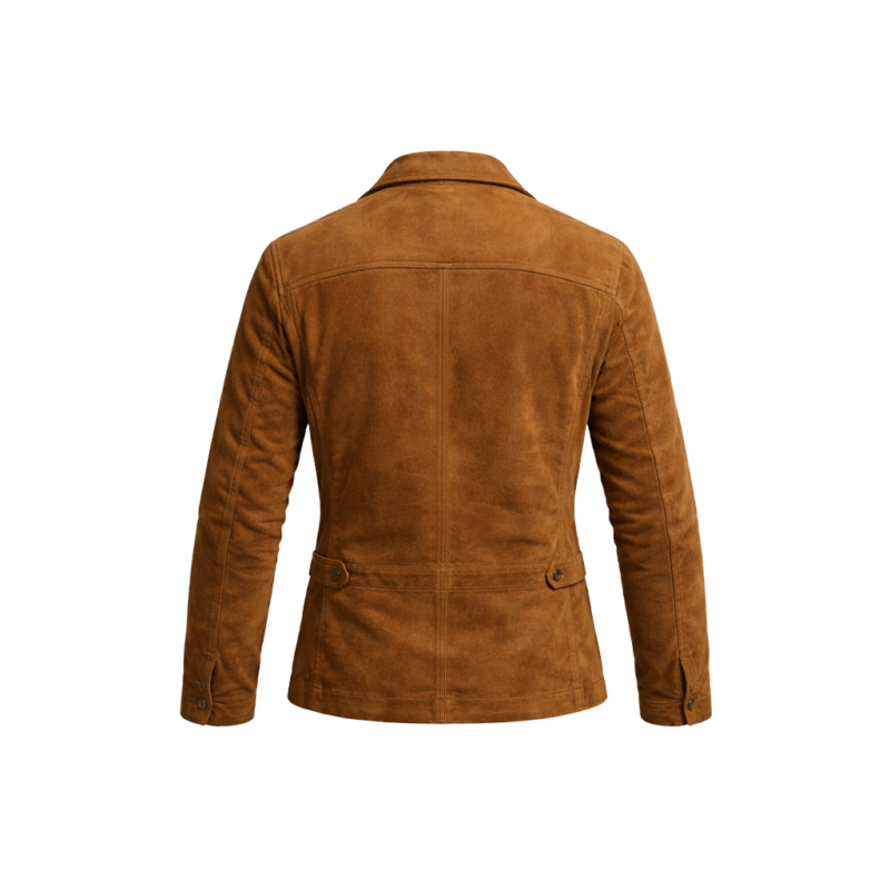 The Adventures of Cliff Pitt Brown Suede Jacket