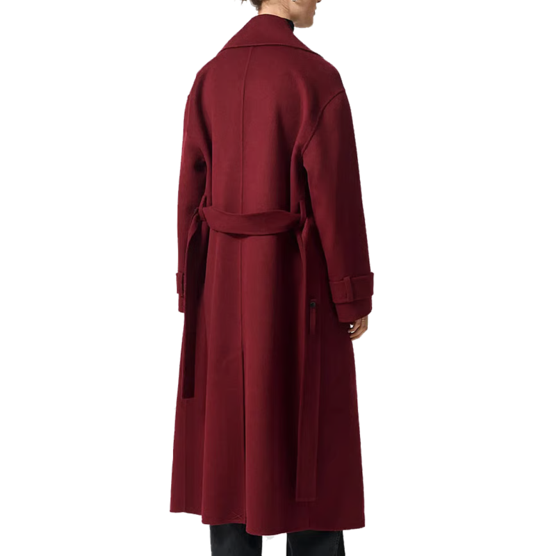 The Beauty Rebecca Hall Maroon Coat