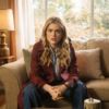 The Hunting Party S02 Melissa Rebecca Henderson Burgundy Coat