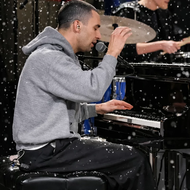 The Tonight Show Jimmy Fallon Antonoff Grey Hoodie
