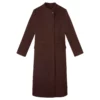 The Traitors S04 Claudia Winkleman Brown Coat