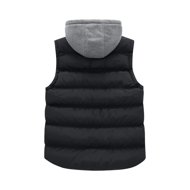 The Traitors S04 Porsha Black Puffer Hooded Vest