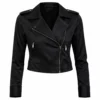 The Young And The Restless S53 Sally Spectra Courtney Hope Biker Black Jacket