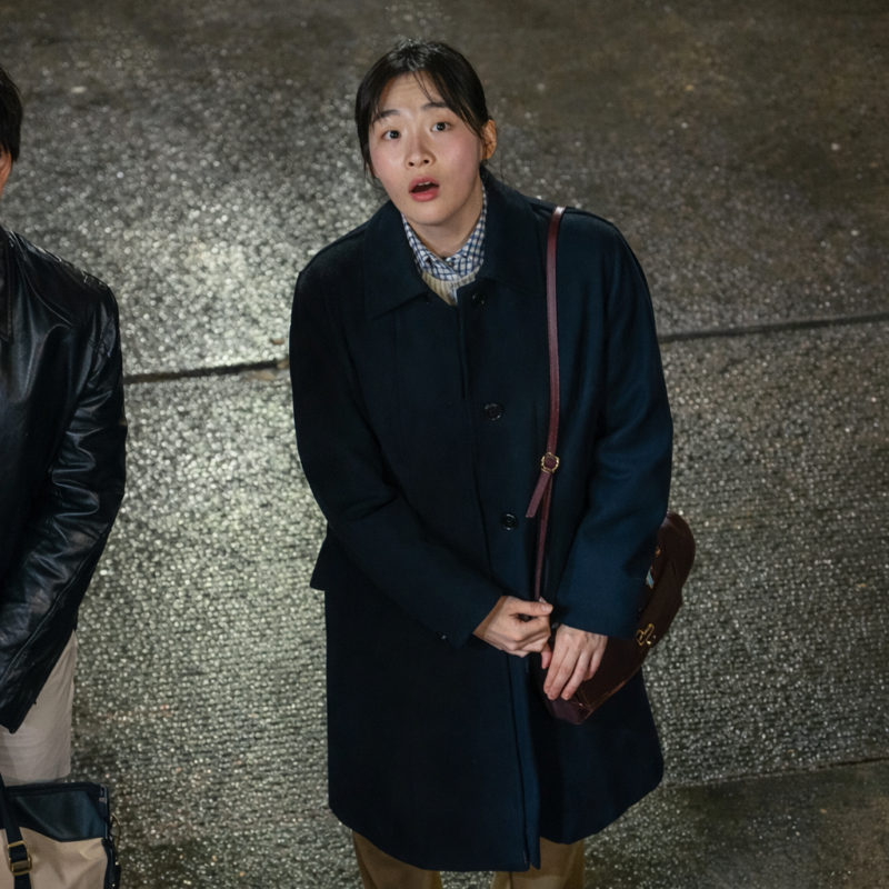 Typhoon Family Kim Min-Ha Suk Black Coat
