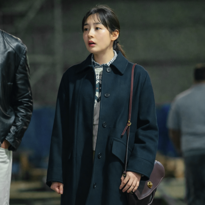 Typhoon Family Kim Min-Suk Black Coat