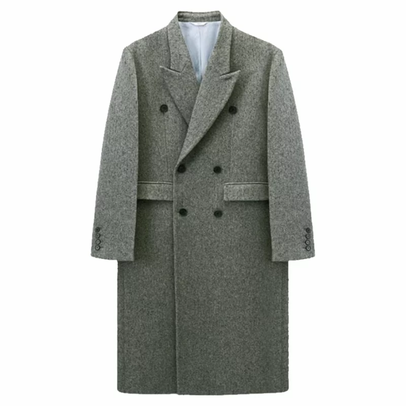 Typhoon Family Lee Jun-Ho Kang Tae-Pung Grey Coat