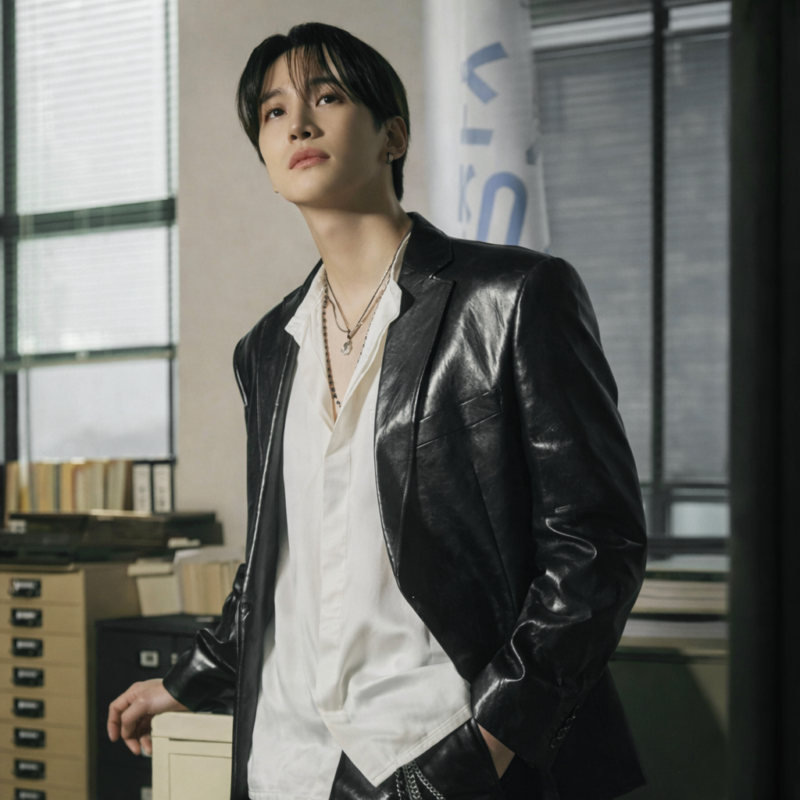 Typhoon Family Lee Jun-Tae-Pung Black Blazer