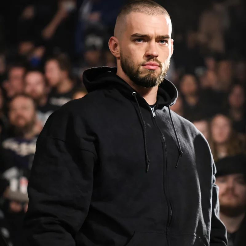 WWE Monday Night Austin Theory Black Hoodie