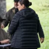 Wake Up Dead Man Mila Kunis Black Jacket