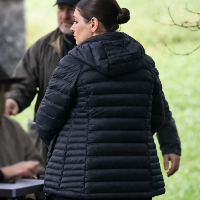 Wake Up Dead Man Mila Kunis Black Jacket