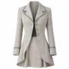 Young Sherlock Cordelia Holmes Natascha McElhone Grey Coat